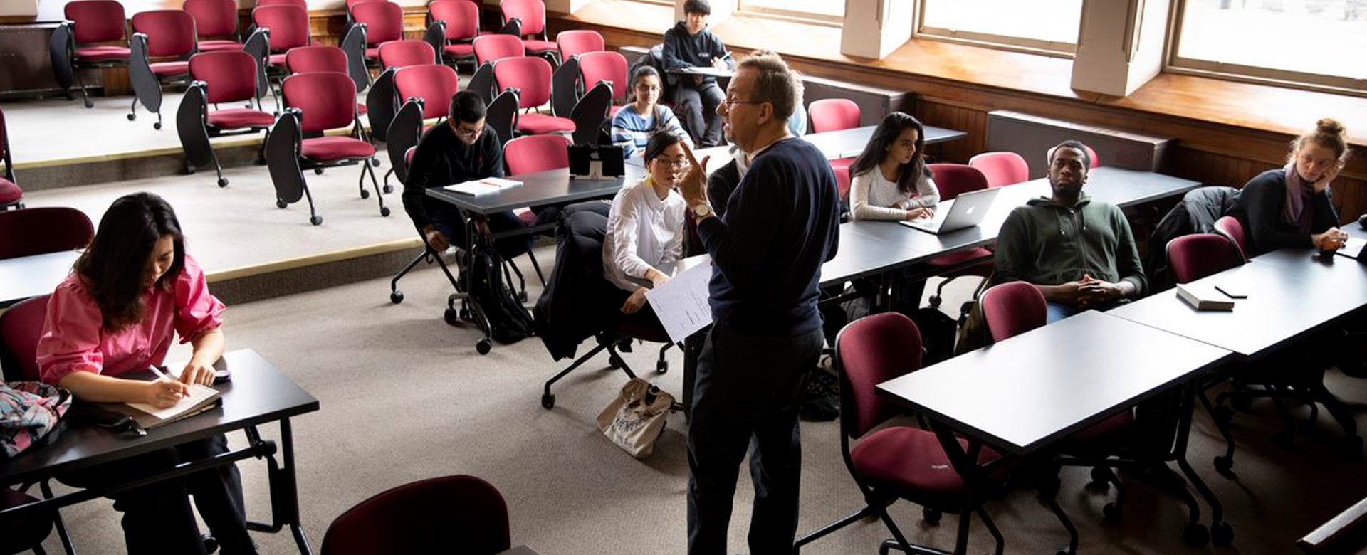 students in class