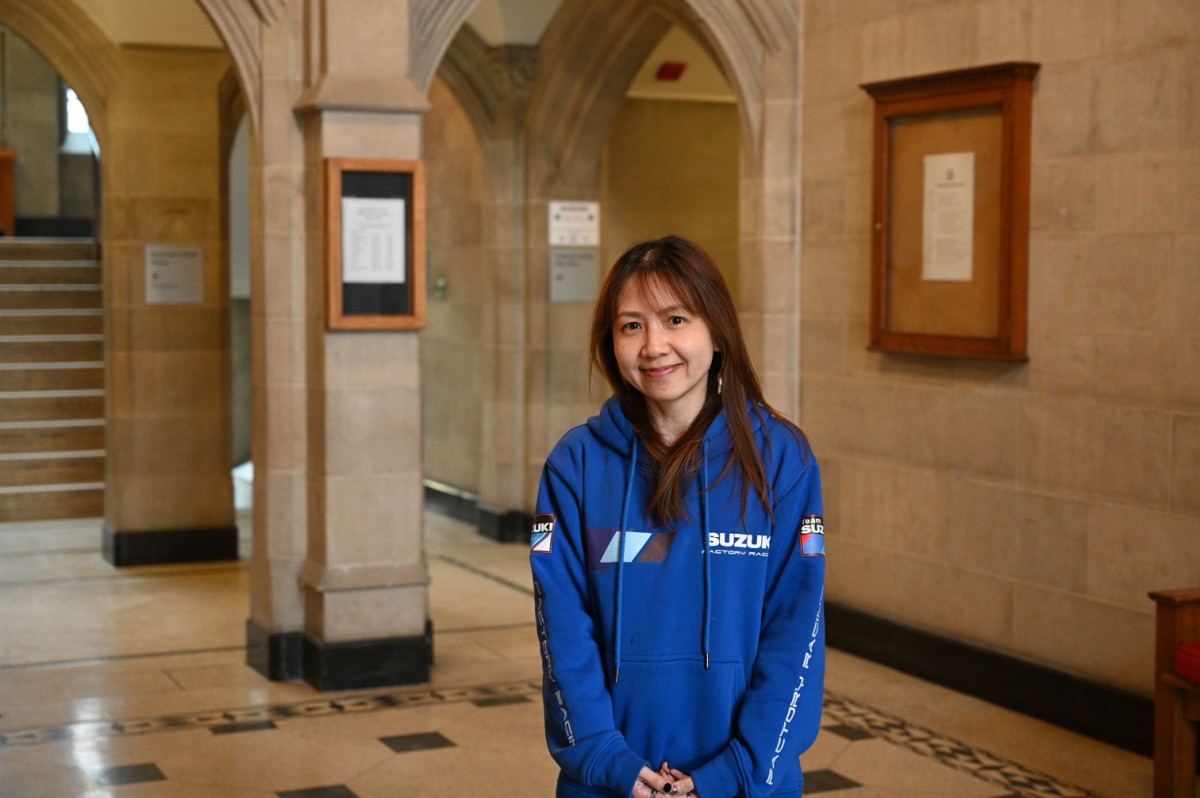 Christie Dang at Emmanuel College.